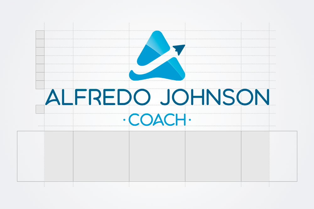 Logo Alfredo Johnson - grilla - Rofe.comar diseño gráfico e ilustración