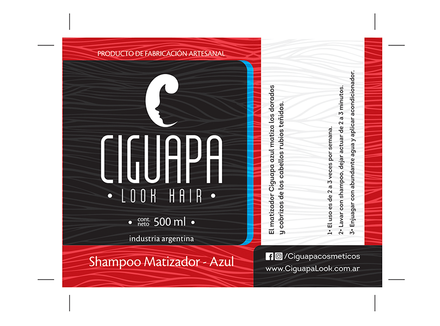 Diseño de packaging para Ciguapa Look Hair - Rofe.com.ar diseño gráfico e ilustración