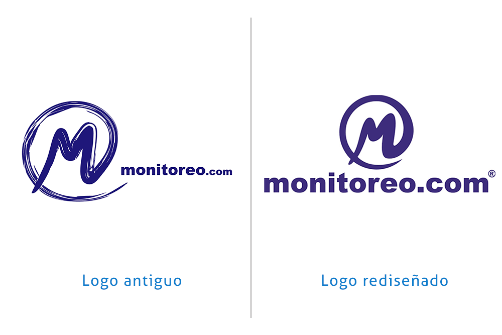 Rediseño de logo para monitoreo.com - Rofe.com.ar diseño gráfico e ilustración