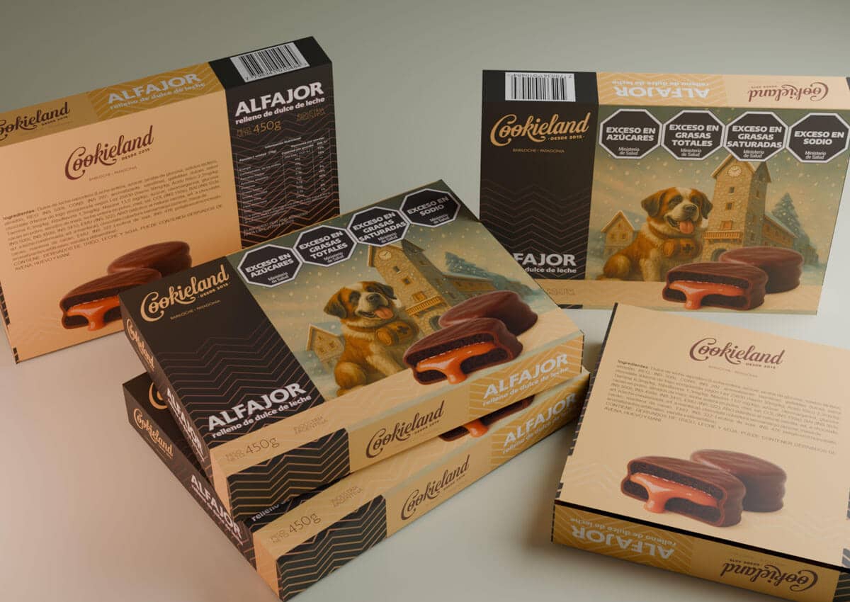 Diseño de packaging - Cookieland - Rofe Diseño gráfico + Ilustracion