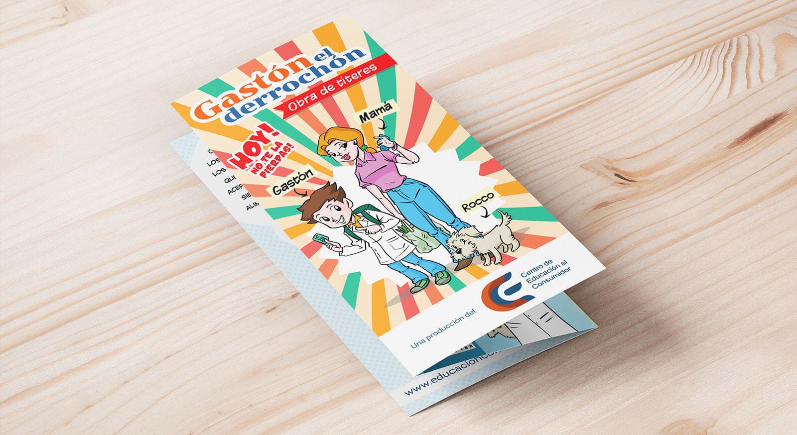 Diseño de folleto triptico para el Centro de educación al consumidor - Rofe.com.ar diseño gráfico e ilustración