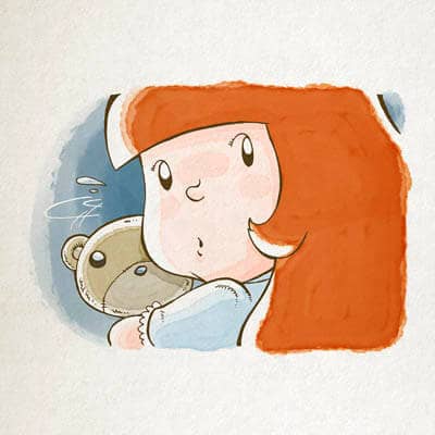 Libro "Lara y su oso" - Rofe.com.ar diseño gráfico e ilustración